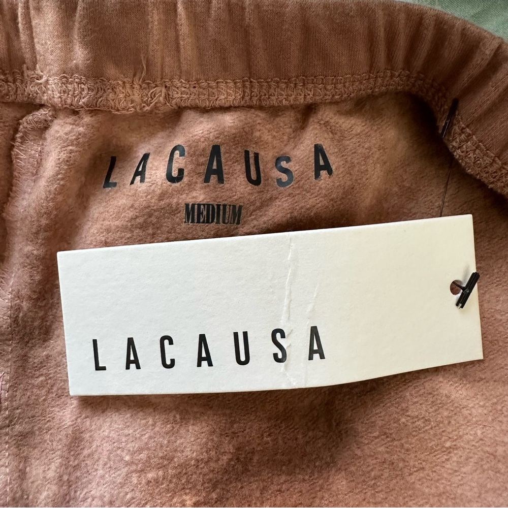 NWT LACAUSA Anthropologie Tie Dye Jogger Sweatpants Women’s M - Picture 5 of 6